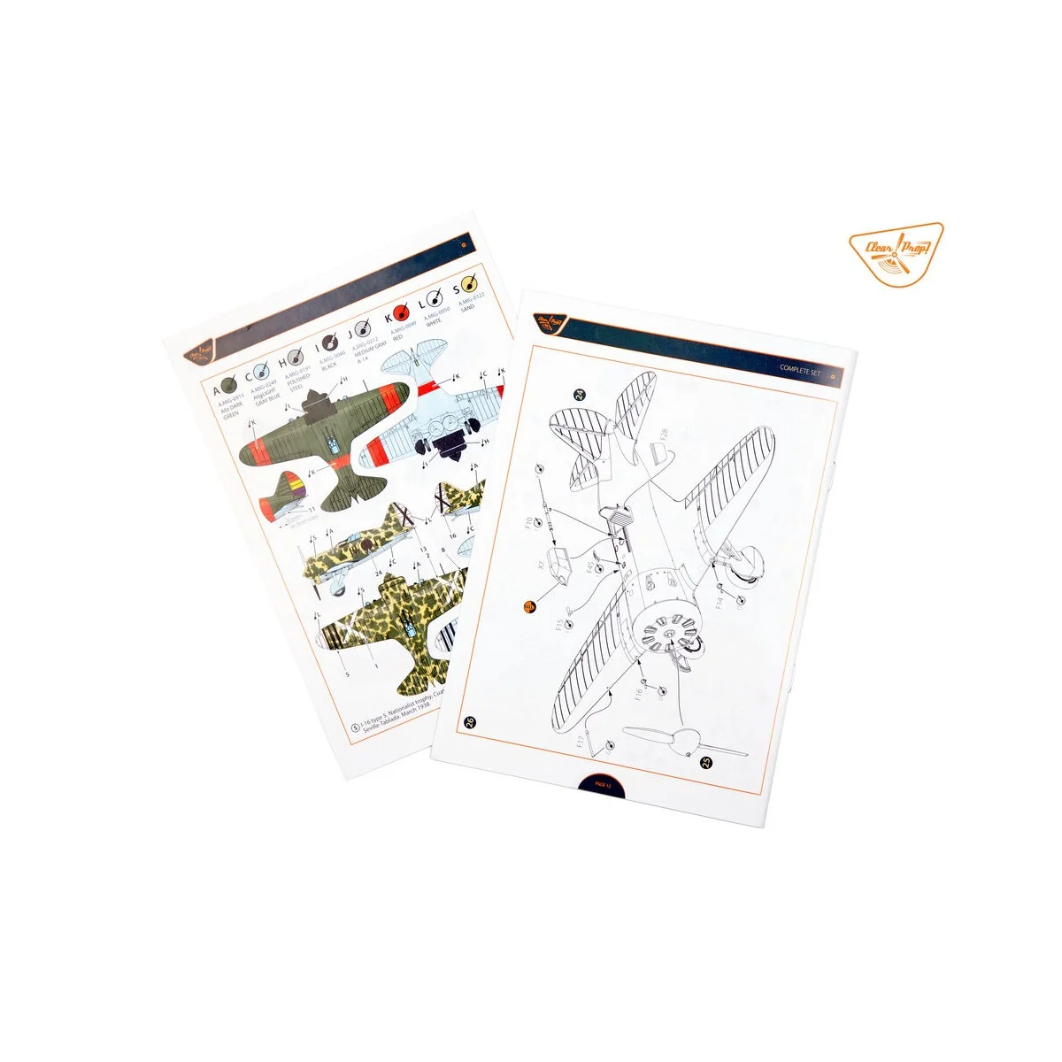 I-16 type 5 (in the sky of Spain early version), 1/48 - Clear Prop ...