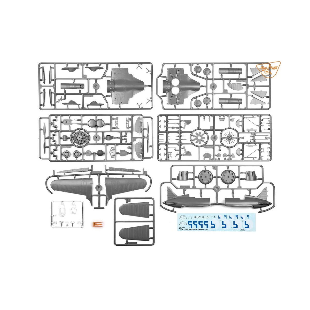 I-16 type 5 In Finnish Service, 1/48 - Clear Prop Models CP4820