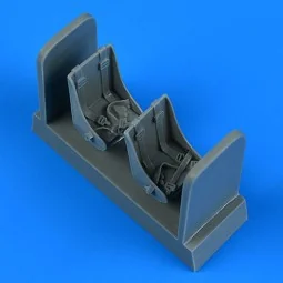 Fokker G-1 seat with seatbelts for Mikromir - Quickboost QB48 946