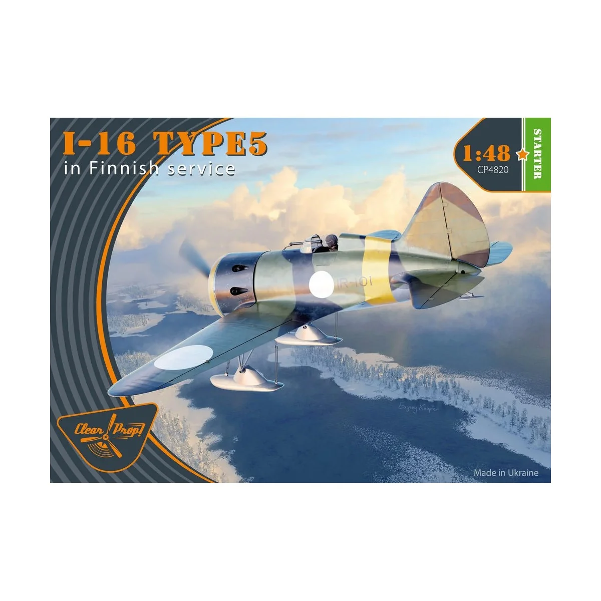 I-16 type 5 In Finnish Service, 1/48 - Clear Prop Models CP4820