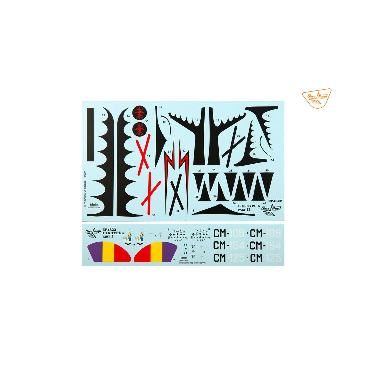 I-16 type 5 (in the sky of Spain late version), 1/48 - Clear Prop M... I-16 type 5 (in the sky of Spain late version), 1/48 - Clear Prop M...