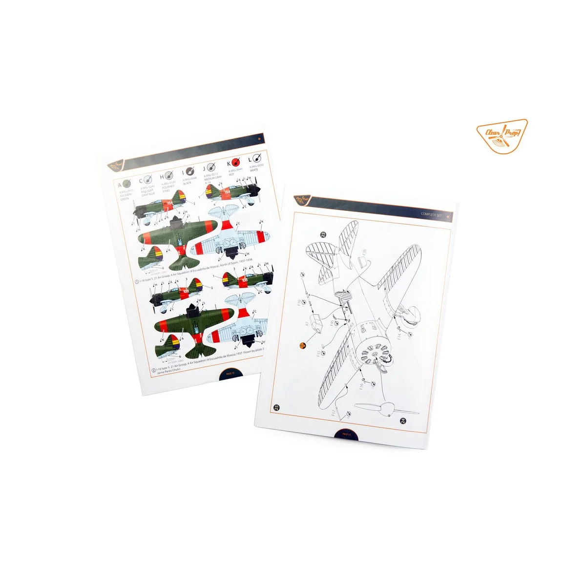 I-16 type 5 (in the sky of Spain late version), 1/48 - Clear Prop M... I-16 type 5 (in the sky of Spain late version), 1/48 - Clear Prop M...