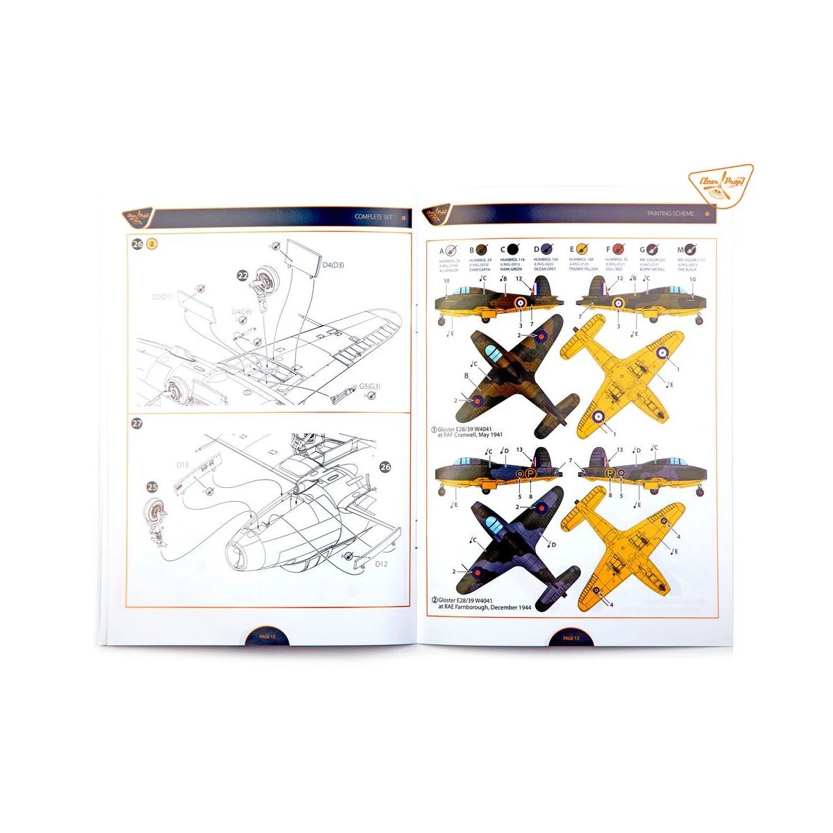 Gloster E28/39 Pioneer, 1/48 - Clear Prop Models CP4823