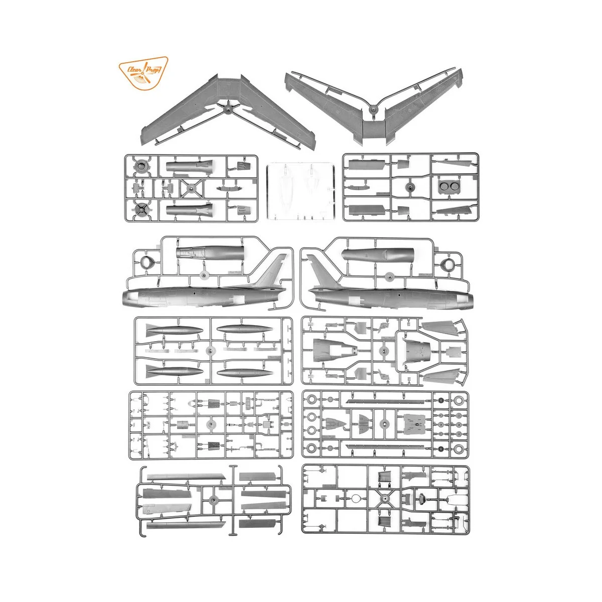 F-86A, 1/48 - Clear Prop Models CP4824