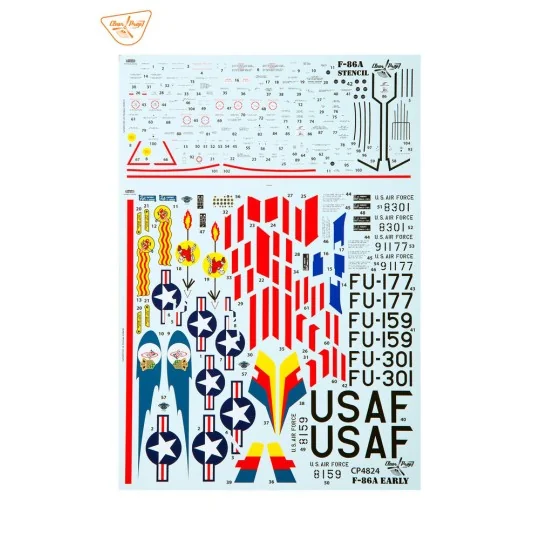 F-86A, 1/48 - Clear Prop Models CP4824