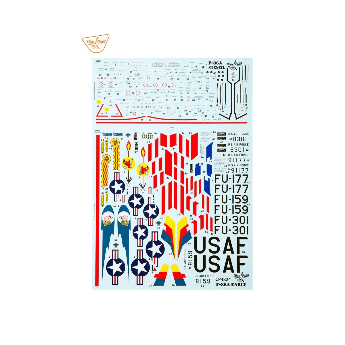 F-86A, 1/48 - Clear Prop Models CP4824