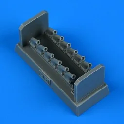 P-51K/Mk.IV Mustang exhaust for Airfix, 1/48 - Quickboost QB48 957