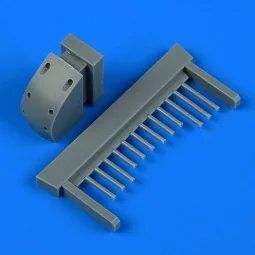 B-26B-50 Invader front gun barrels for ICM, 1/48 - Quickboost QB48 958