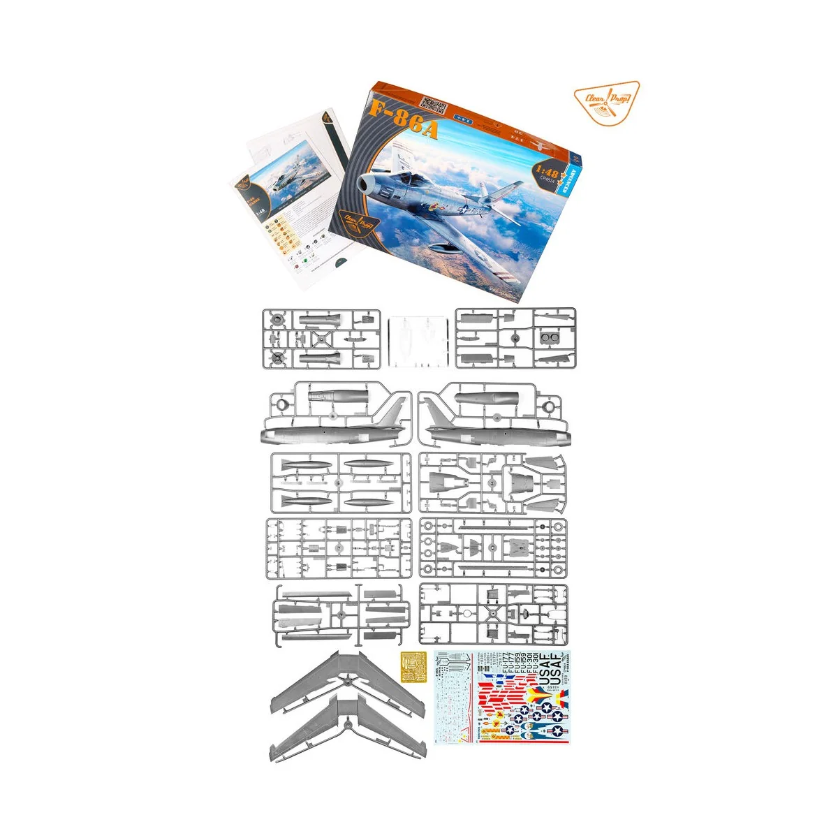 F-86A, 1/48 - Clear Prop Models CP4824