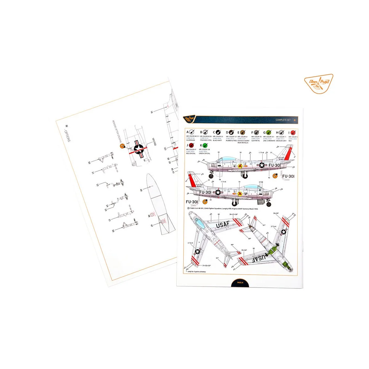 F-86A, 1/48 - Clear Prop Models CP4824