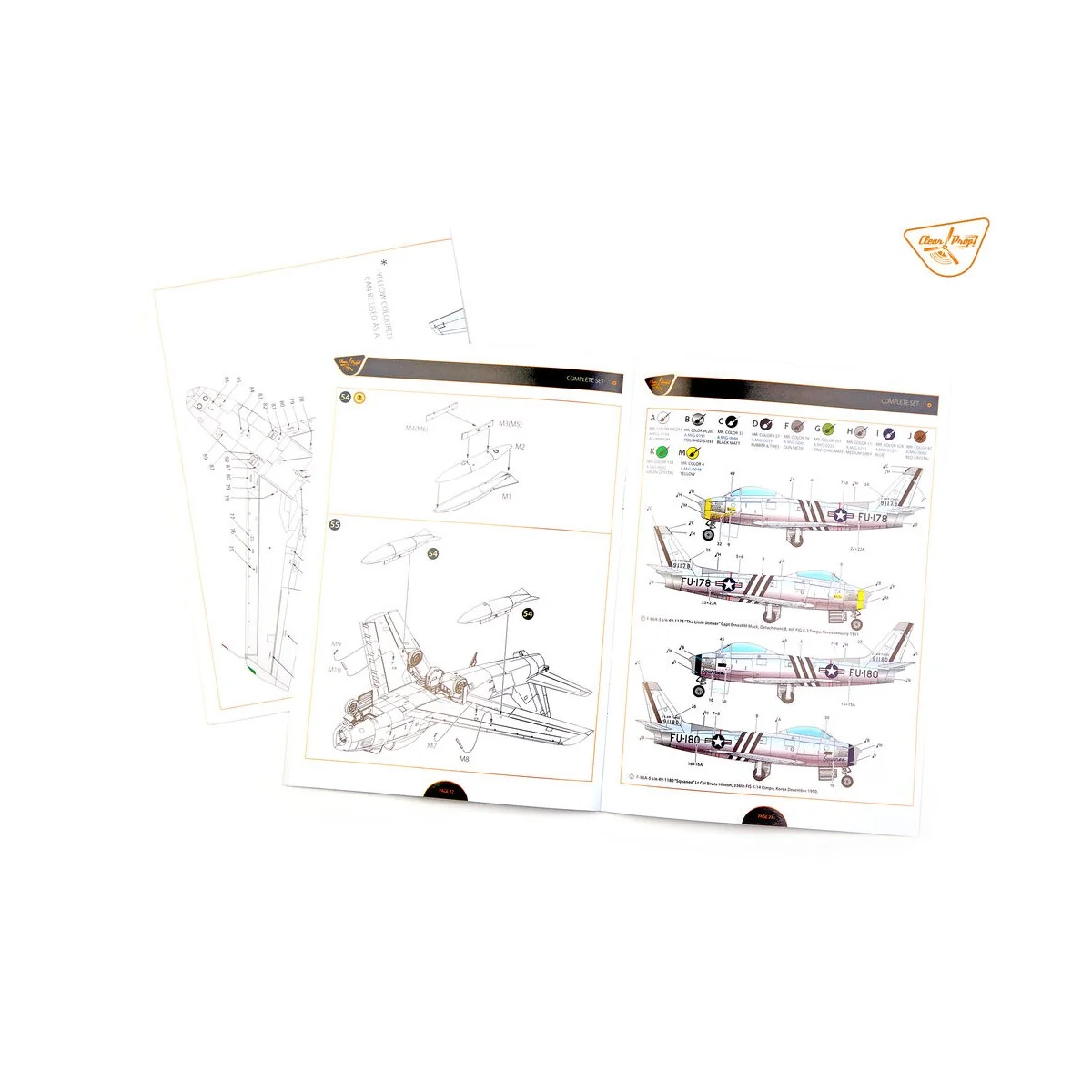 F-86A in Korea early variants, 1/48 - Clear Prop Models CP4825