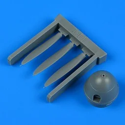 Bf 109F-4 propeller for Eduard, 1/48 - Quickboost QB48 960