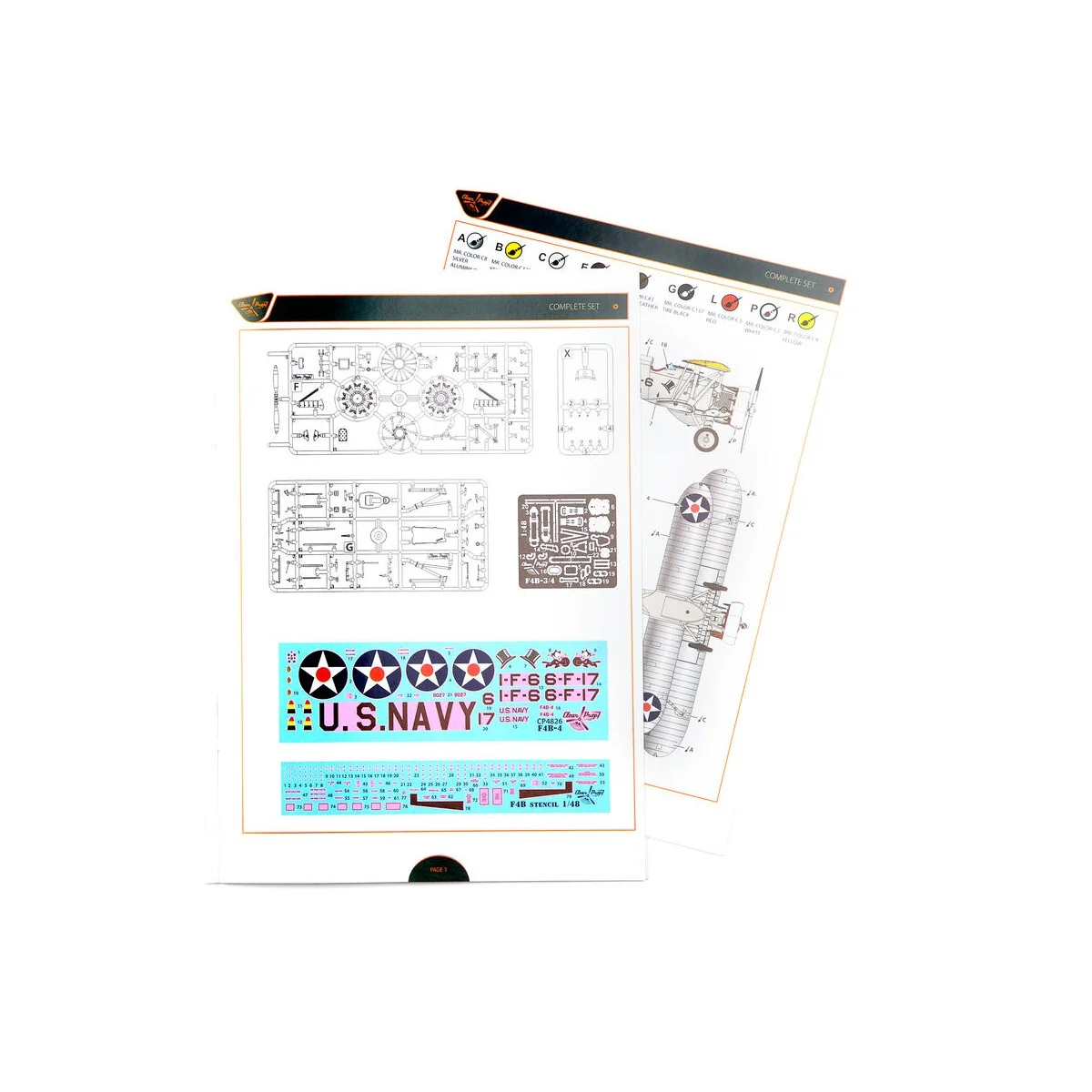 F4B-4 U.S NAVY, 1/48 - Clear Prop Models CP4826 F4B-4 U.S NAVY, 1/48 - Clear Prop Models CP4826