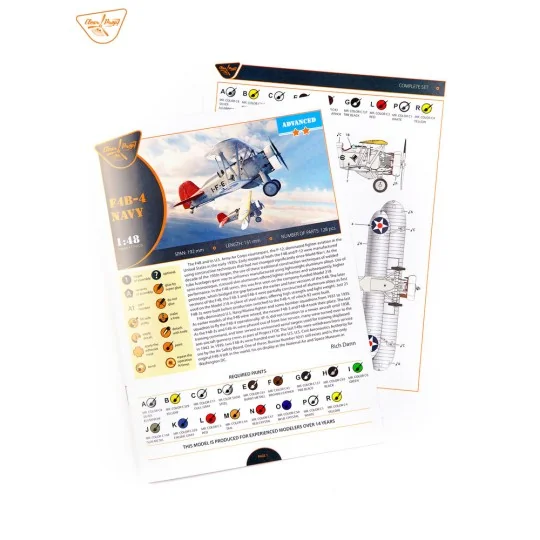 F4B-4 U.S NAVY, 1/48 - Clear Prop Models CP4826 F4B-4 U.S NAVY, 1/48 - Clear Prop Models CP4826