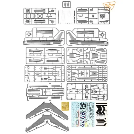 F-86A in Korea early variants, 1/48 - Clear Prop Models CP4825