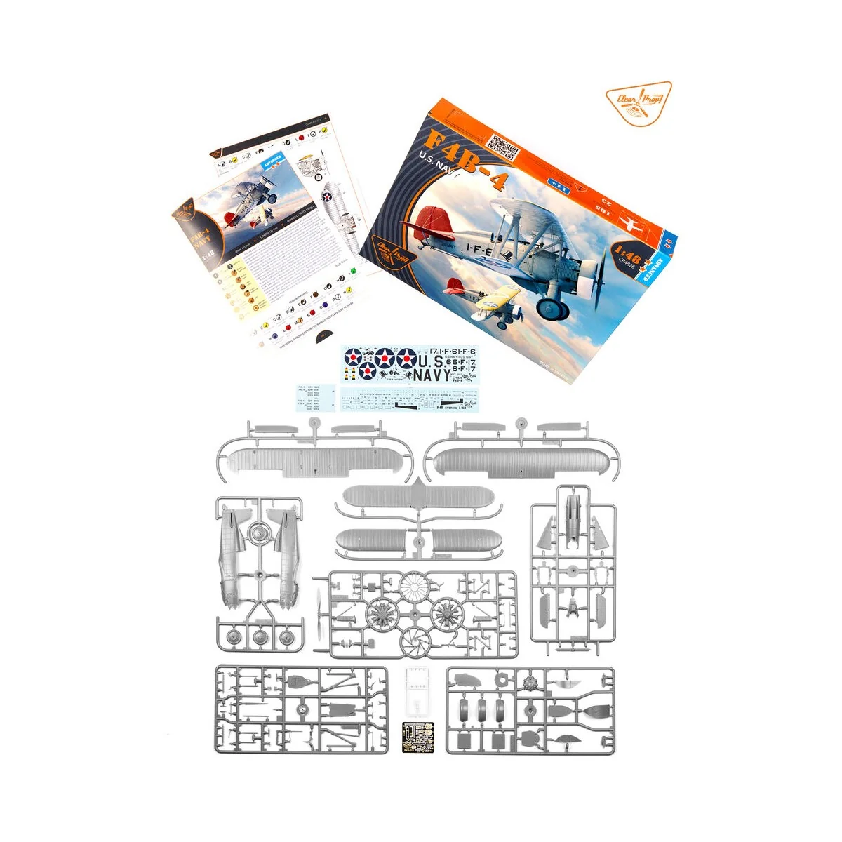 F4B-4 U.S NAVY, 1/48 - Clear Prop Models CP4826 F4B-4 U.S NAVY, 1/48 - Clear Prop Models CP4826