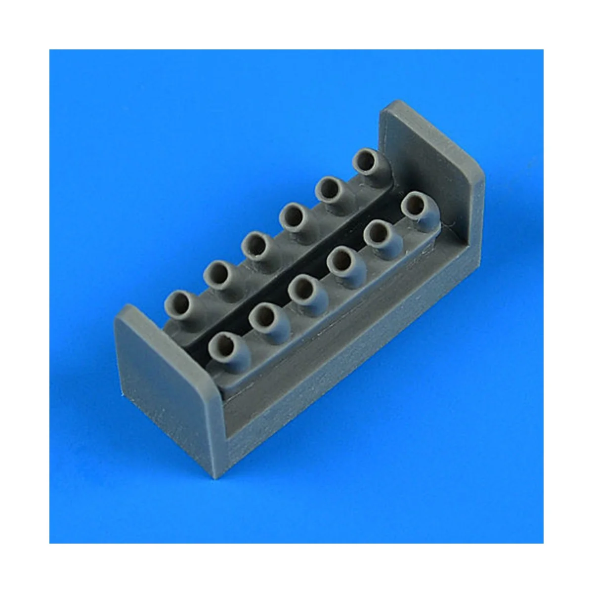 P-40C Warhawk exhaust for Academy, 1/48 - Quickboost QB48 964