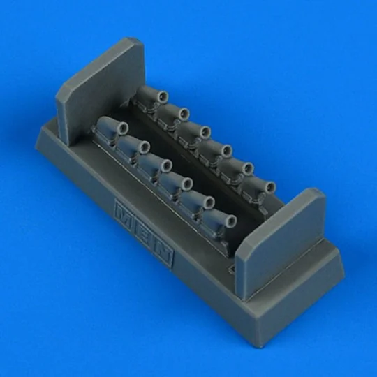 P-51D/K Mustang exhaust for MENG, 1/48 - Quickboost QB48 969