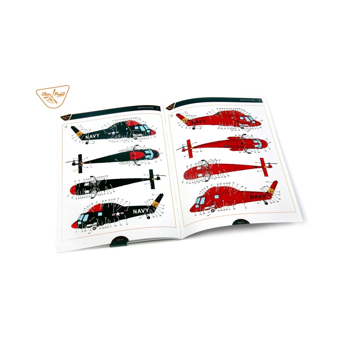 UH-2A/B Seasprite, 1/72 - Clear Prop Models CP72002