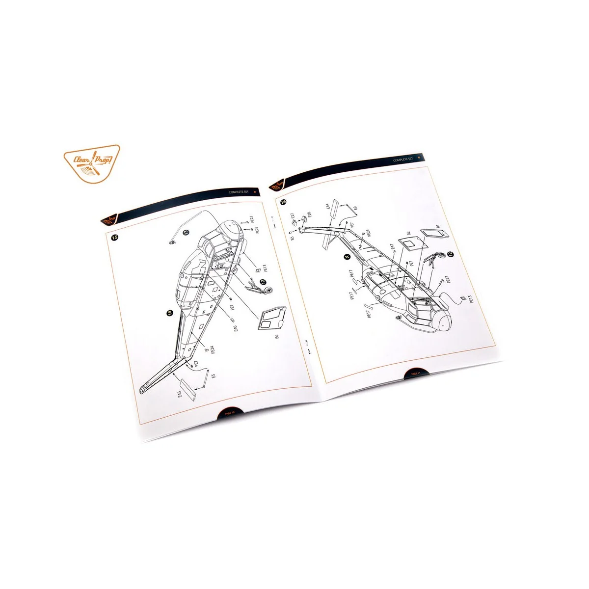 UH-2A/B Seasprite, 1/72 - Clear Prop Models CP72002