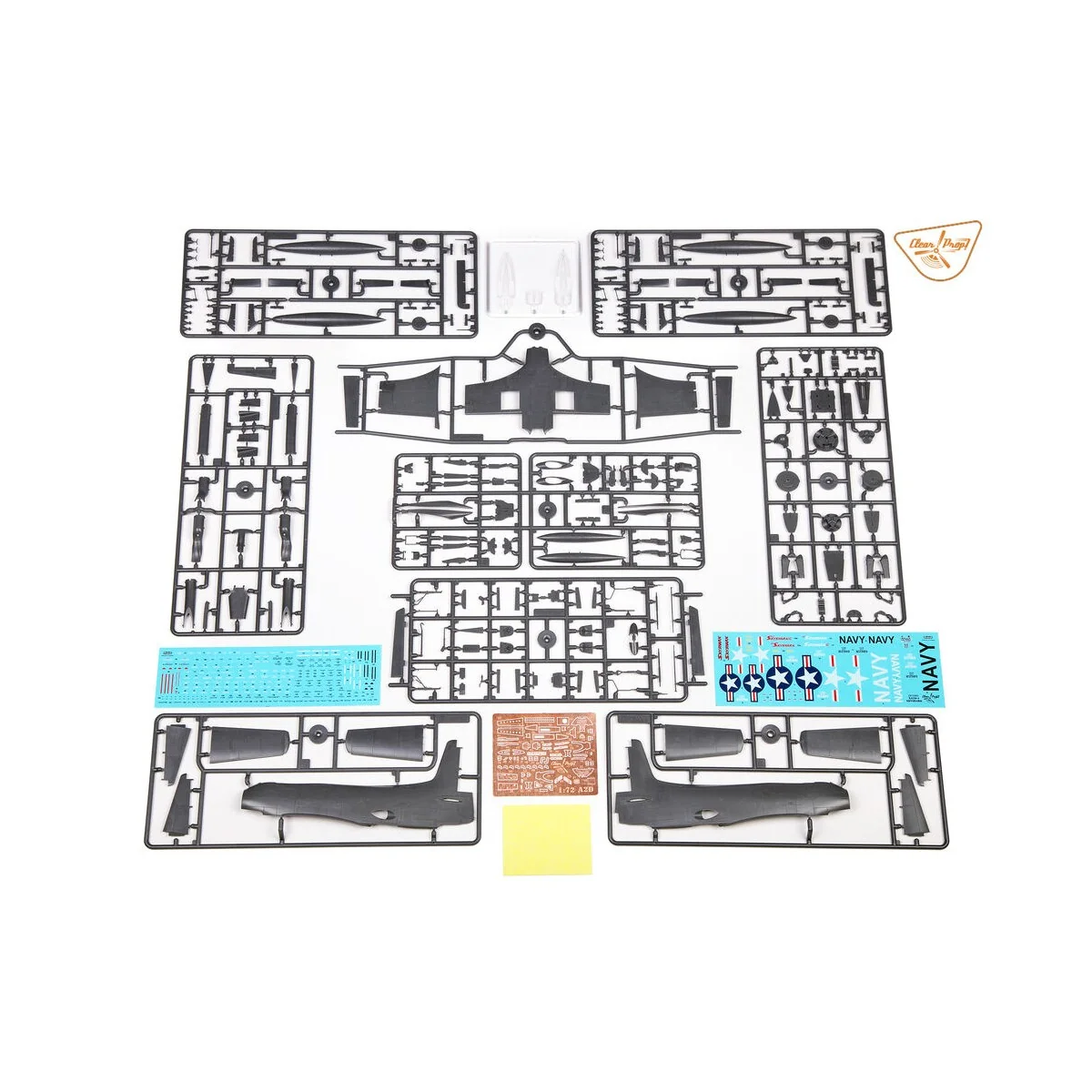 XA2D-1 Skyshark, 1/72 - Clear Prop Models CP72005