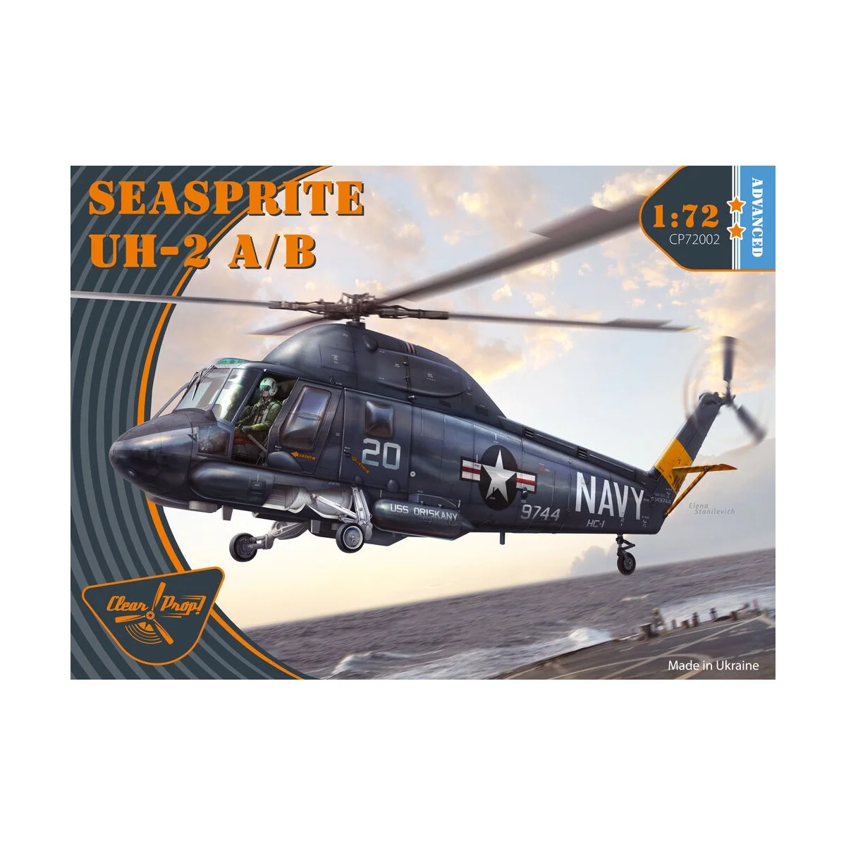 UH-2A/B Seasprite, 1/72 - Clear Prop Models CP72002