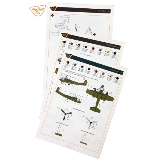 OV-1 A/JOV-1A Mohawk, 1/144 - Clear Prop Models CP144004