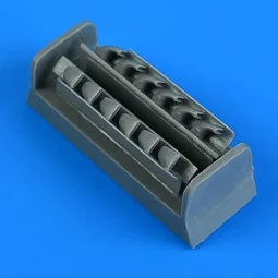 Bf 109F/G/K exhaust for EDUARD, 1/48 - Quickboost QB48 978