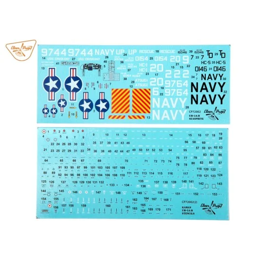 UH-2A/B Seasprite, 1/72 - Clear Prop Models CP72002