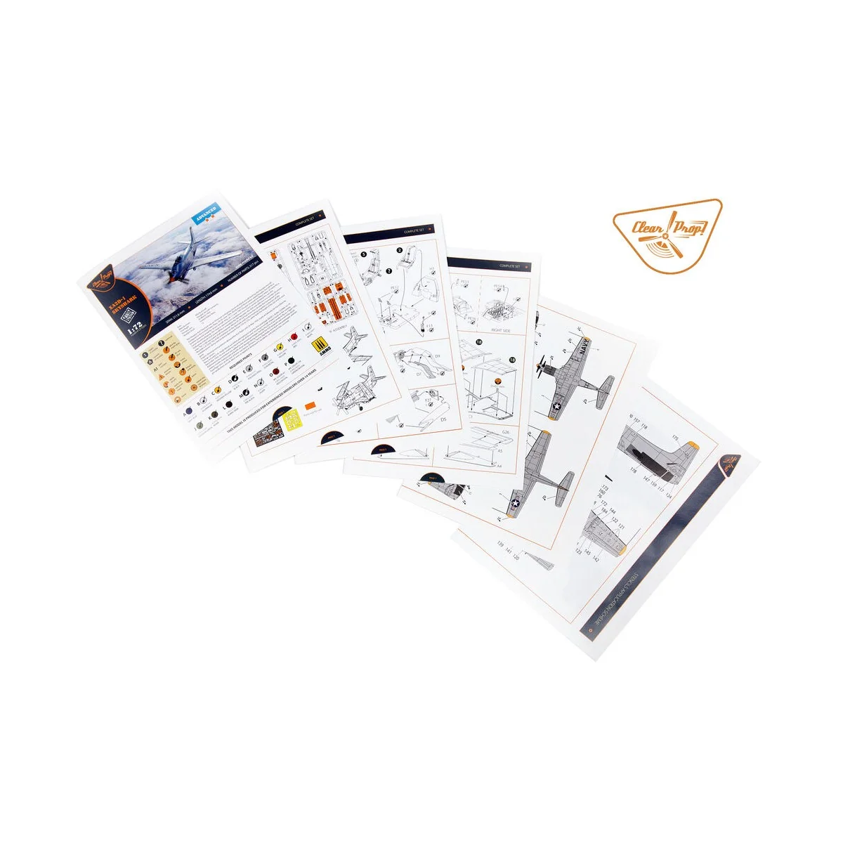 XA2D-1 Skyshark, 1/72 - Clear Prop Models CP72005