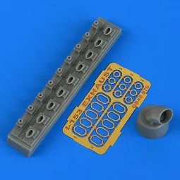 I-153 Chaika exhaust for ICM, 1/48 - Quickboost QB48 979