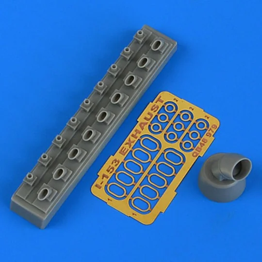 I-153 Chaika exhaust for ICM, 1/48 - Quickboost QB48 979 I-153 Chaika exhaust for ICM, 1/48 - Quickboost QB48 979