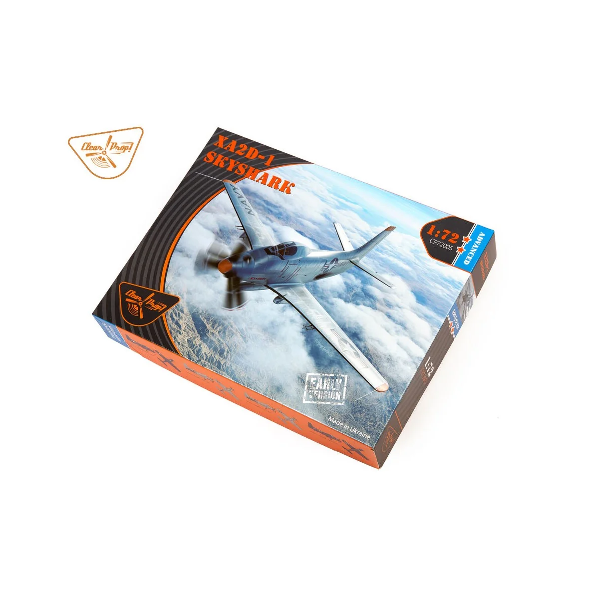 XA2D-1 Skyshark, 1/72 - Clear Prop Models CP72005