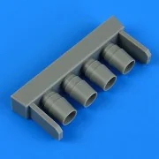 IA 58 Pucara exhaust for KINETIC, 1/48 - Quickboost QB48 986