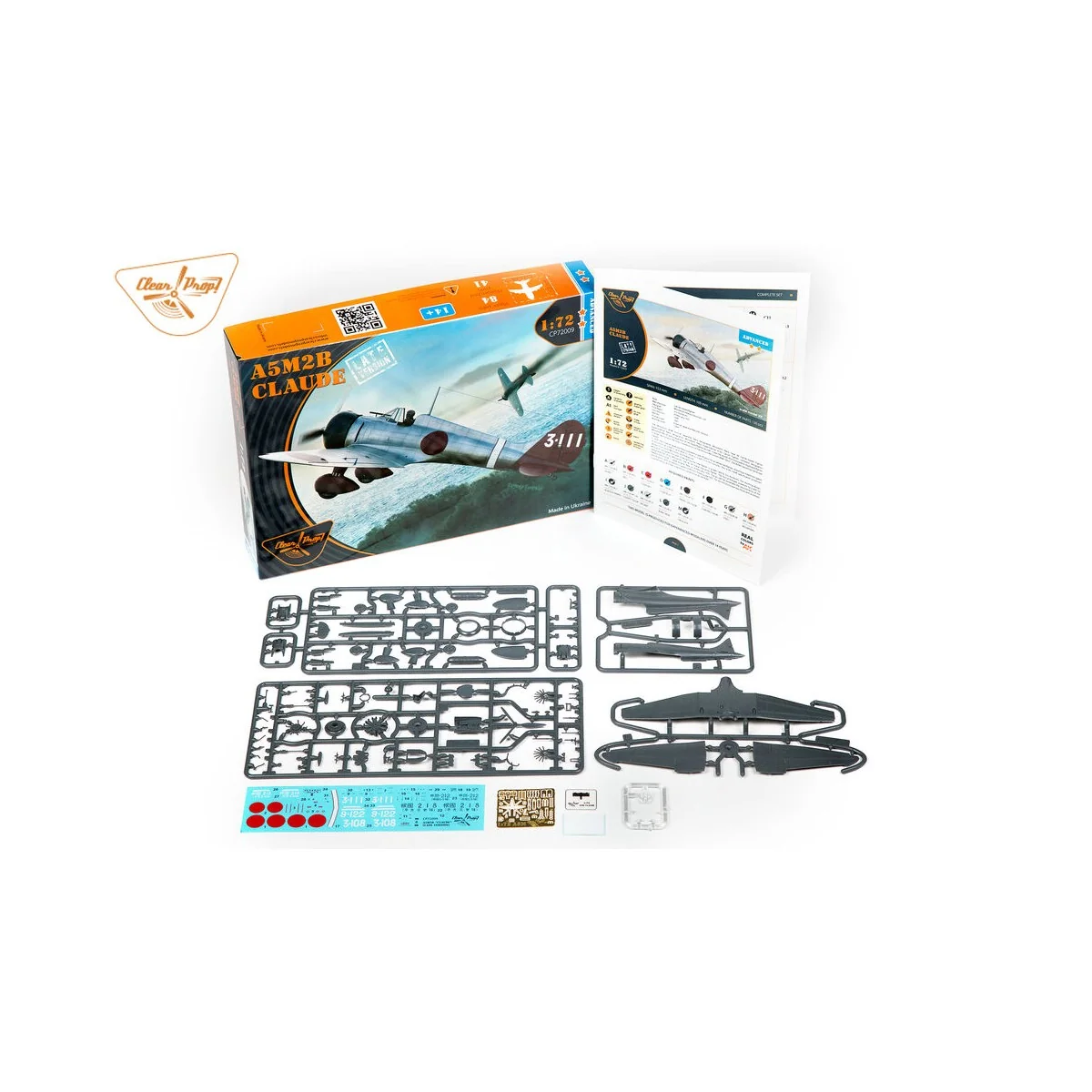 A5M2b Claude (late version), 1/72 - Clear Prop Models CP72009