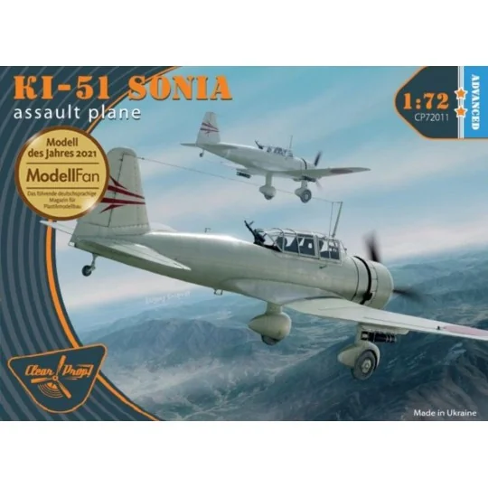 Ki-51 Sonia, 1/72 - Clear Prop Models CP72011 Ki-51 Sonia, 1/72 - Clear Prop Models CP72011