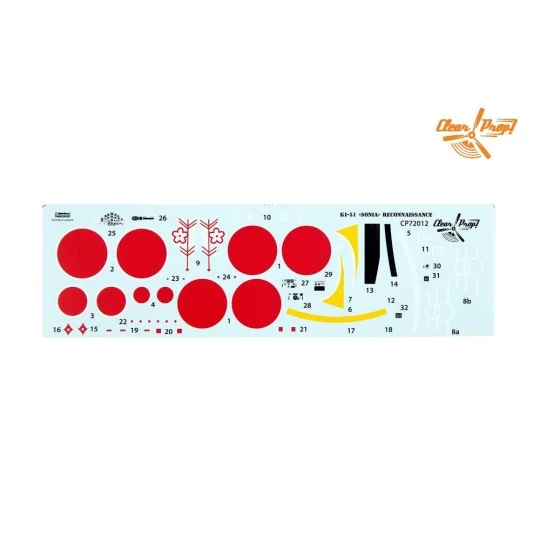 Ki-51 Sonia Reconnaissance, 1/72 - Clear Prop Models CP72012