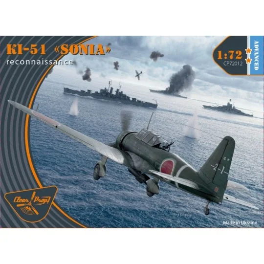 Ki-51 Sonia Reconnaissance, 1/72 - Clear Prop Models CP72012