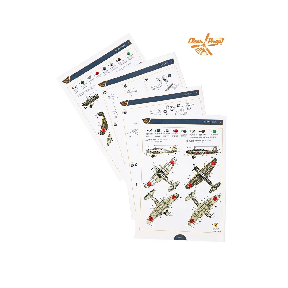 Ki-51 Sonia Reconnaissance, 1/72 - Clear Prop Models CP72012