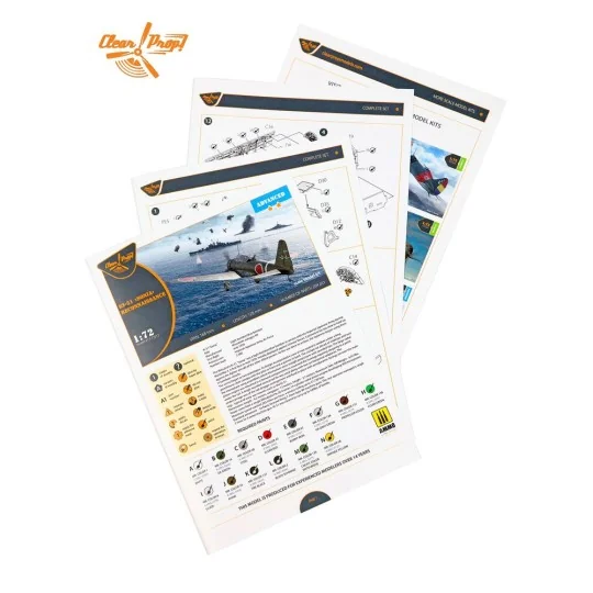 Ki-51 Sonia Reconnaissance, 1/72 - Clear Prop Models CP72012