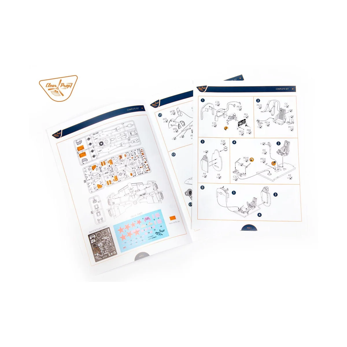 La-5 (early version), 1/72 - Clear Prop Models CP72014