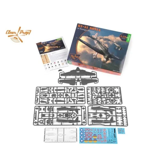 Ki-51 Sonia in foreign service, 1/72 - Clear Prop Models CP72013 Ki-51 Sonia in foreign service, 1/72 - Clear Prop Models CP72013