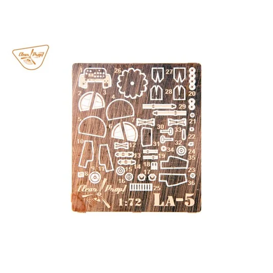 La-5 (early version), 1/72 - Clear Prop Models CP72014