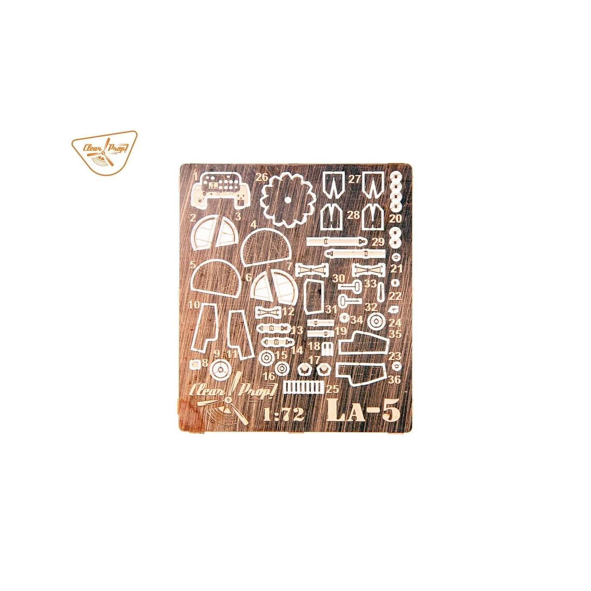 La-5 (early version), 1/72 - Clear Prop Models CP72014