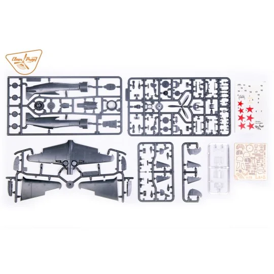 La-5 (early version), 1/72 - Clear Prop Models CP72014