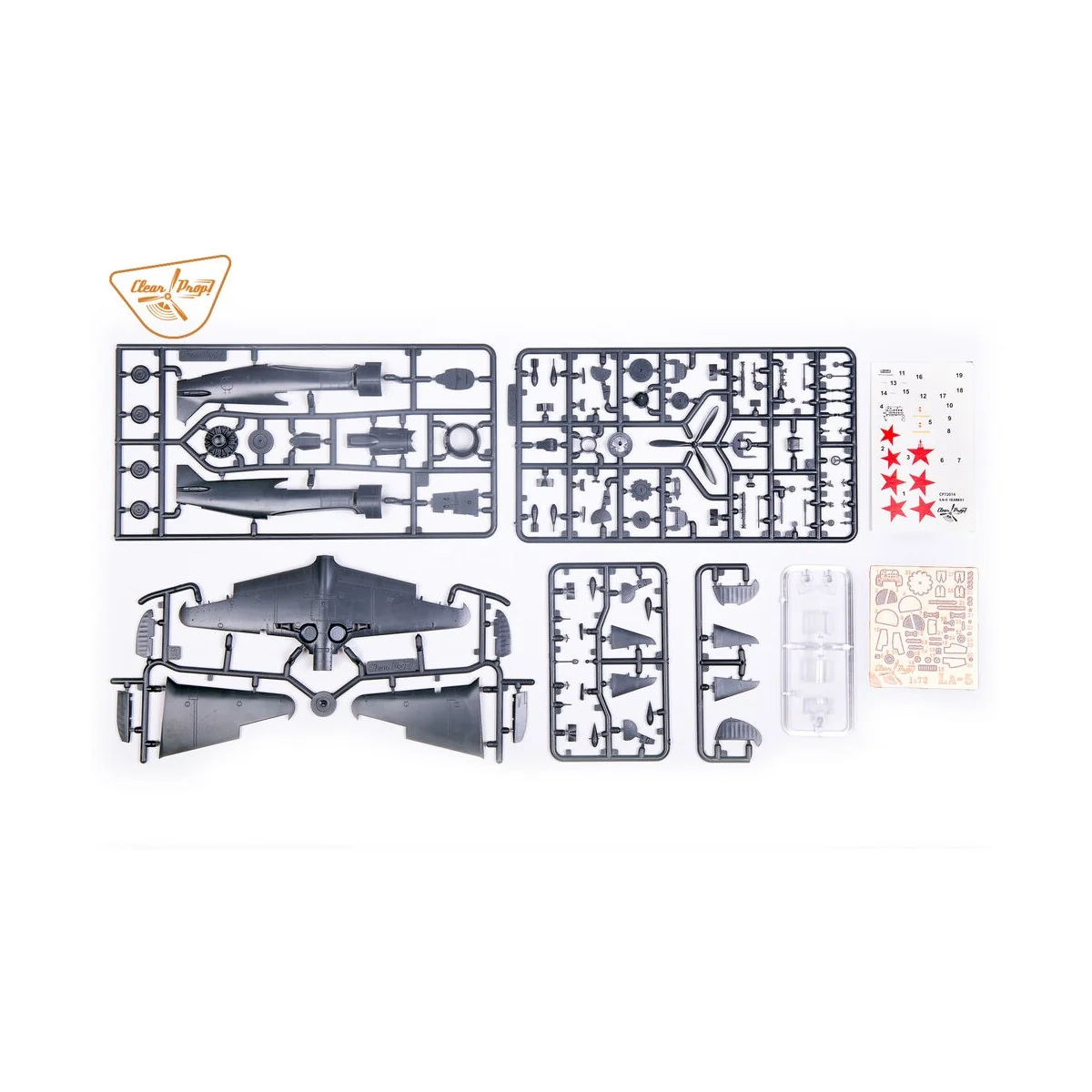 La-5 (early version), 1/72 - Clear Prop Models CP72014