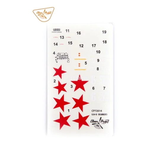 La-5 (early version), 1/72 - Clear Prop Models CP72014