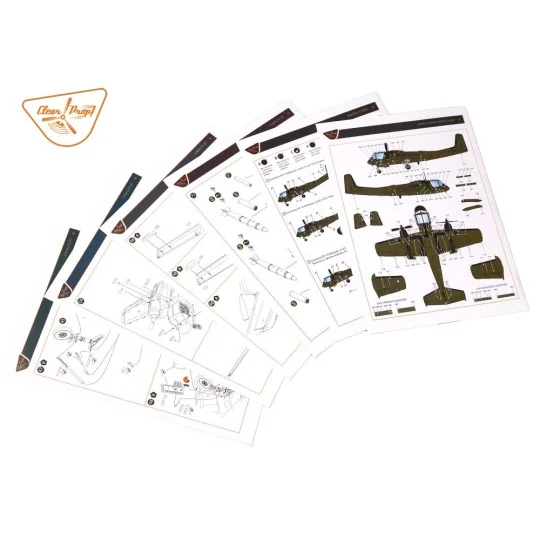 OV-1 A/JOV-1A Mohawk, 1/72 - Clear Prop Models CP72016