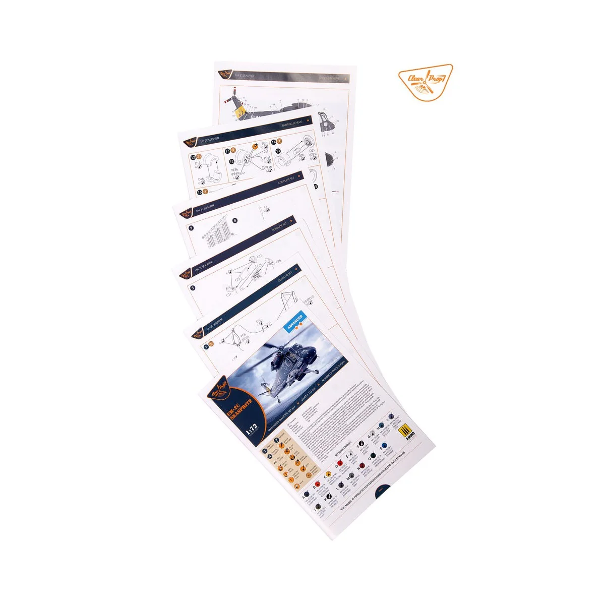 UH-2C Seasprite, 1/72 - Clear Prop Models CP72017