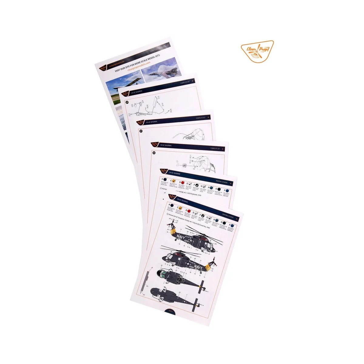 UH-2C Seasprite, 1/72 - Clear Prop Models CP72017